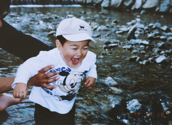 川へ遊びに行った昔の僕